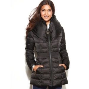 Pillow-Collar Down Coat